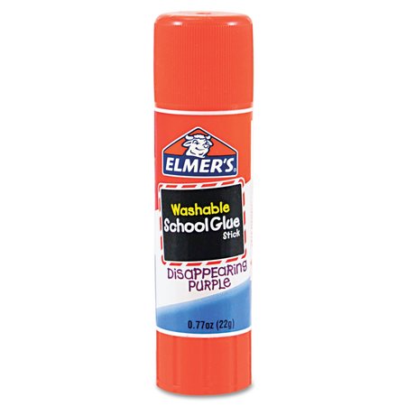 ELMERS School Glue Stick, 0.77 oz, Dries Clear E524